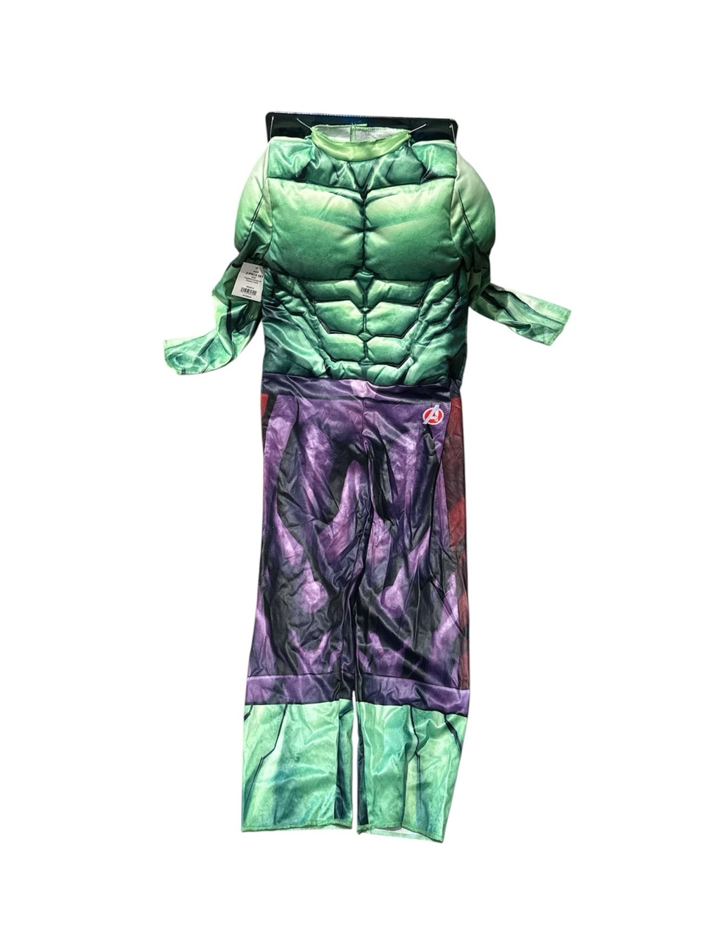 Marvel Hulk Padded Muscle Chest Costume - Green & Purple